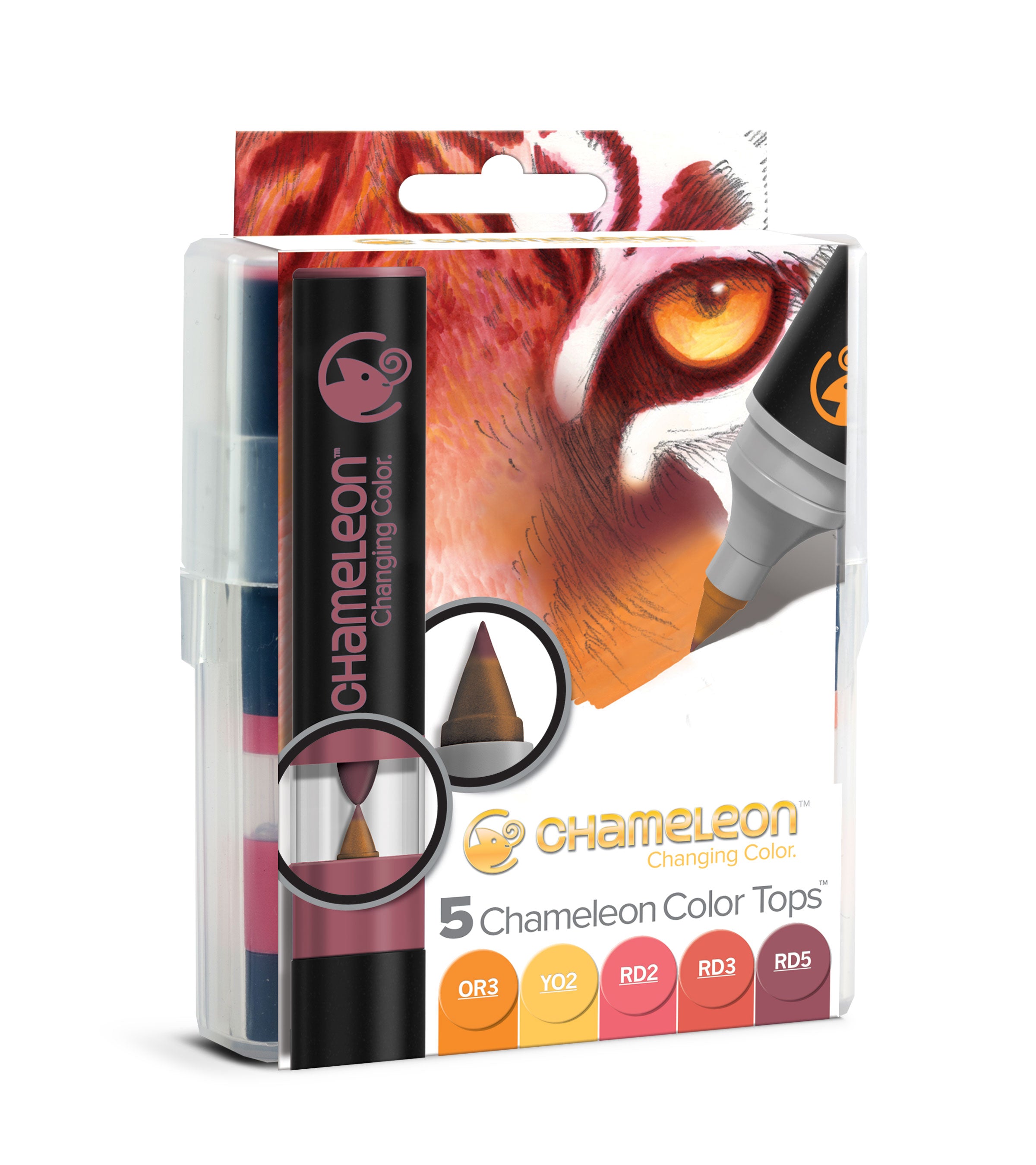 nedbrydes lide aflevere Chameleon Colour Tops - Warm Tones 5 Top Set – Chameleon Creative Products